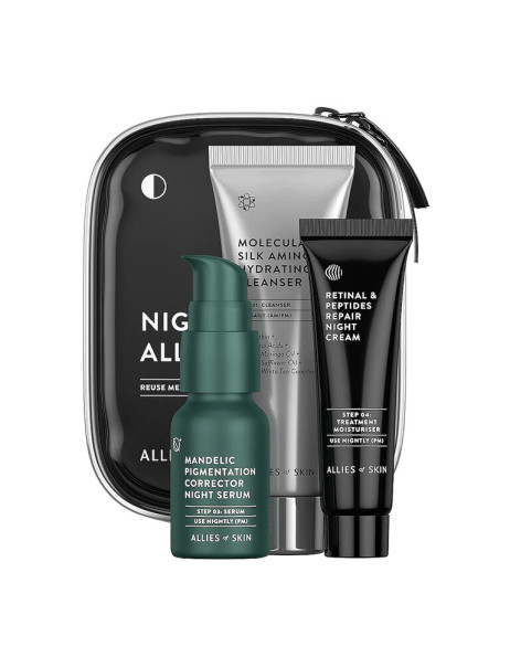 Allies Of Skin Nighttime Allies Kit Набір мініатюр нічних засобів