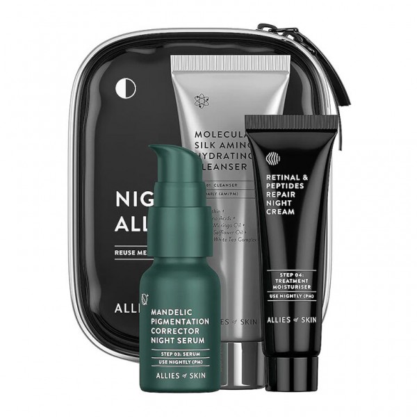 Allies Of Skin Nighttime Allies Kit Набір мініатюр нічних засобів