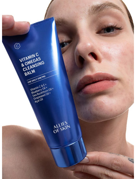 Allies Of Skin Vitamin C & Omegas Cleansing Balm Бальзам очищуючий з вітаміном С