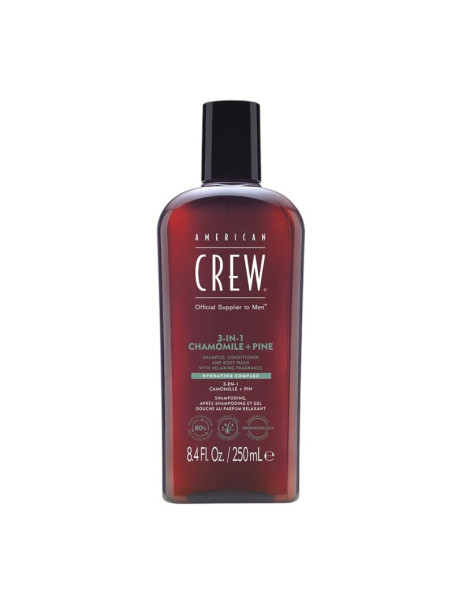 American Crew 3 In 1 Relaxing Shampoo, Conditioner and Body Wash Засіб для догляду за волоссям і тілом 3-в-1