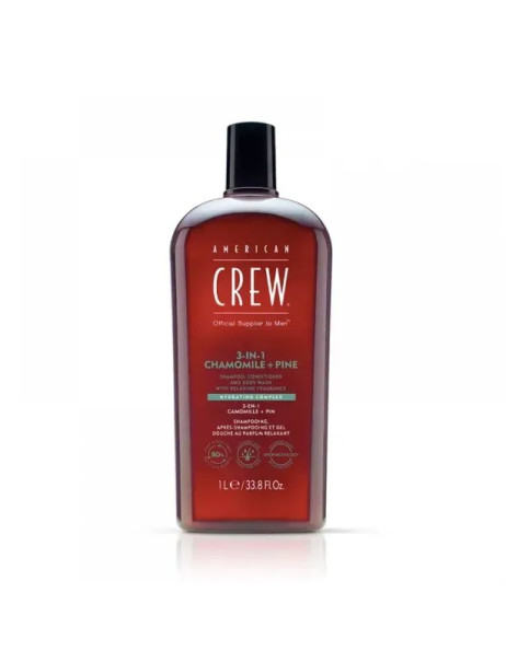 American Crew 3 In 1 Relaxing Shampoo, Conditioner and Body Wash Засіб для догляду за волоссям і тілом 3-в-1