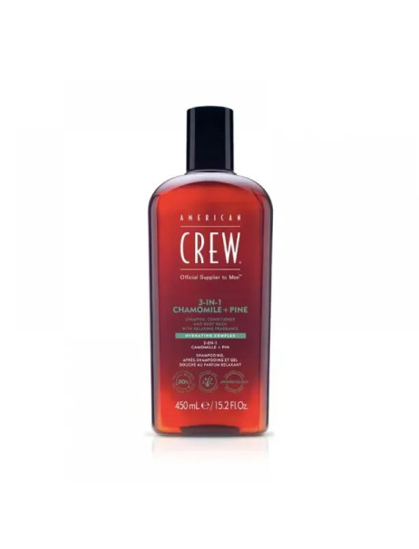 American Crew 3 In 1 Relaxing Shampoo, Conditioner and Body Wash Засіб для догляду за волоссям і тілом 3-в-1
