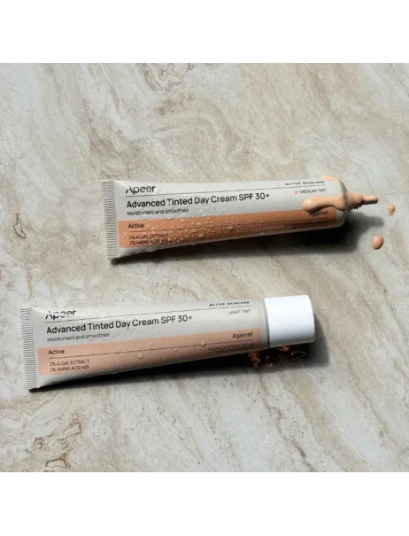 Apeer Advanced Tinted Day Cream SPF 30+ Light Tint Дневной тонирующий крем с SPF 30+