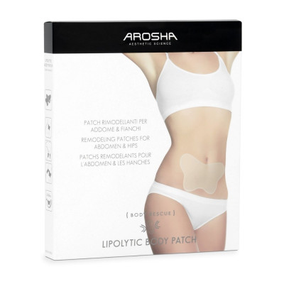 Arosha Lipolytic Body Patch 4 Treatments Липолитический пластырь для зоны живота Бабочка