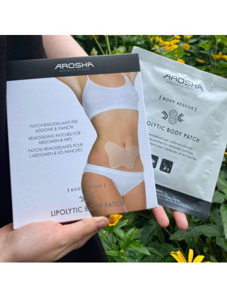 Arosha Lipolytic Body Patch 4 Treatments Липолитический пластырь для зоны живота Бабочка