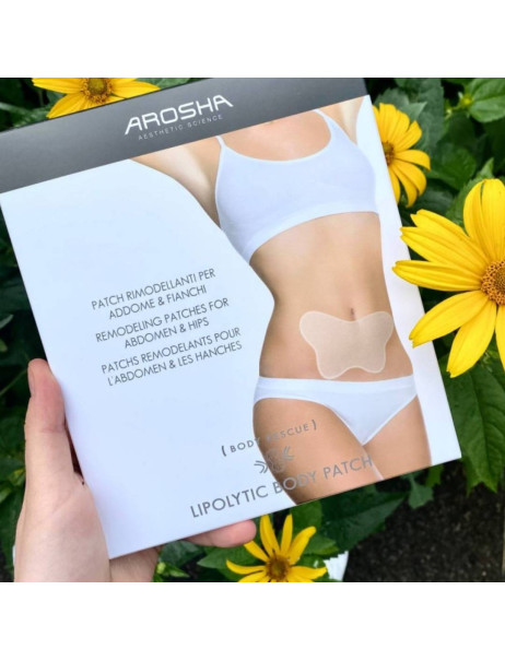 Arosha Lipolytic Body Patch 4 Treatments Липолитический пластырь для зоны живота Бабочка