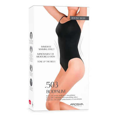 Arosha .503 Body Slim Black Боді з інфрачервоним, дренуючим і підтягуючим ефектом Чорний