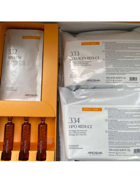 Arosha.330 Fibrocel+ 4 Treatments Липолитический набор против фиброзного целлюлита