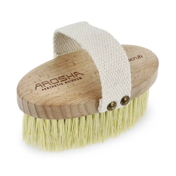 Arosha Natural Brush With Handle Щітка для сухого пілінгу з агави