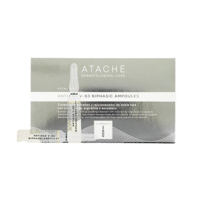 Atache High Concentration Ampoules Vital Age Antiage V-B3 Biphasic Ampoules Антивікові ампули з ботокс-ефектом