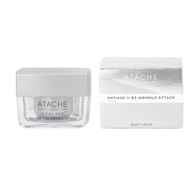 Atache Retinol Vital Age Antiage VB-3 Wrinkle Attack Омолоджуючий, оновлюючий крем з ретинолом, ніацинамідом, олією звіробою та гіалуроновою кислотою
