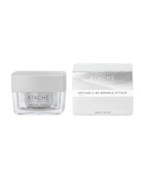 Atache Retinol Vital Age Antiage VB-3 Wrinkle Attack Омолоджуючий, оновлюючий крем з ретинолом, ніацинамідом, олією звіробою та гіалуроновою кислотою