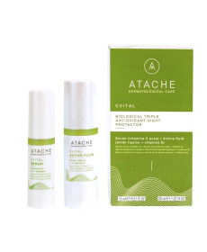 Atache C Vital Biological Triple Antioxidant Night Protector Высокоинтенсивный антиоксидантный ночной уход - Написать отзыв