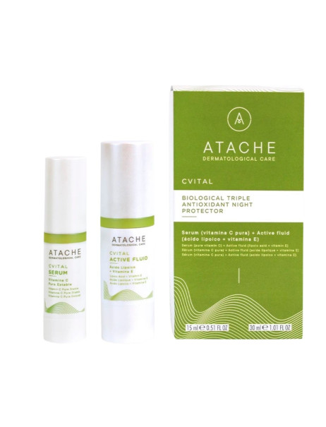 Atache C Vital Biological Triple Antioxidant Night Protector Высокоинтенсивный антиоксидантный ночной уход