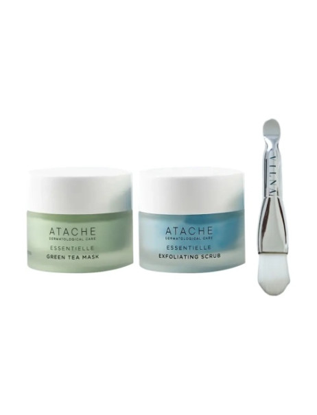 Atache Bestseller Set Mini Mask & Exfoliation Peeling Набір бестселерів