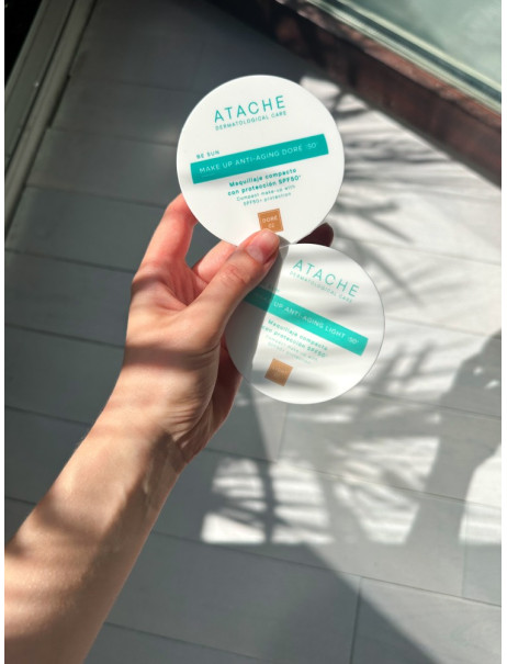 Atache Be Sun Make Up Antiaging SPF50+ Антивіковий тонуючий кушон