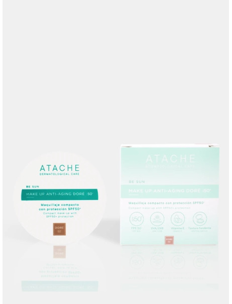Atache Be Sun Make Up Antiaging SPF50+ Антивіковий тонуючий кушон