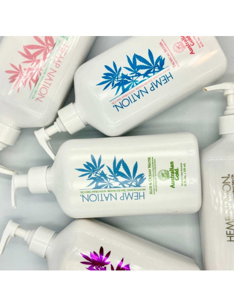 Australian Gold Hemp Nation Aloe & Ocean Water Body Lotion Зволожувальний лосьйон для продовження засмаги Алое та океанічна вода