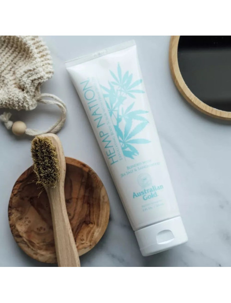 Australian Gold Hemp Nation Sea Salt & Sandalwood Body Scrub Wash Гель-скраб для душу
