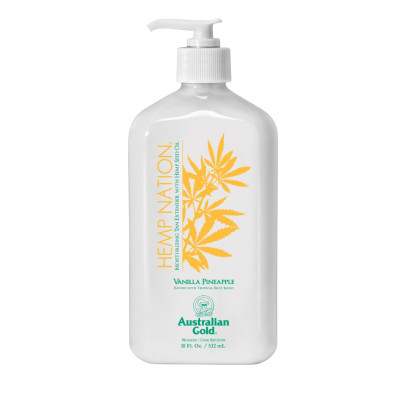 Australian Gold Hemp Nation Vanilla & Pineapple Body Lotion Зволожуючий лосьйон після засмаги Ваніль і ананас