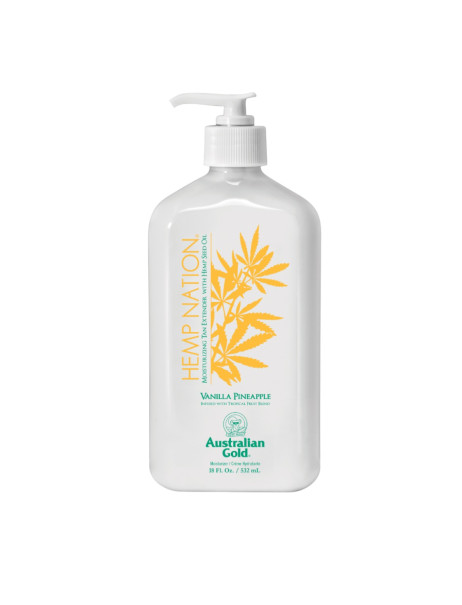 Australian Gold Hemp Nation Vanilla & Pineapple Body Lotion Увлажняющий лосьон после загара Ваниль и ананас