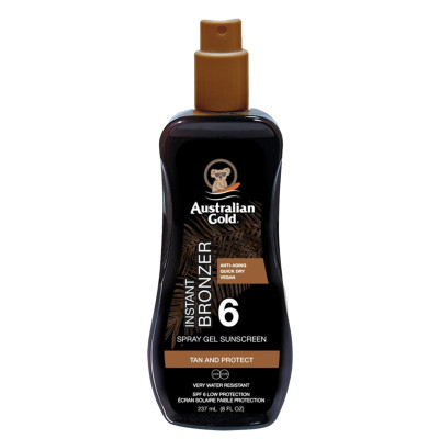 Australian Gold SPF 6 Spray Gel Bronzer Спрей-гель с бронзатором для загара на солнце