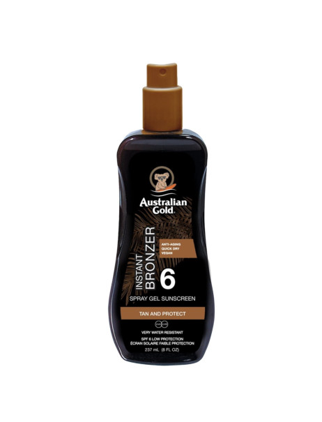Australian Gold SPF 6 Spray Gel Bronzer Спрей-гель з бронзатором для засмаги на сонці