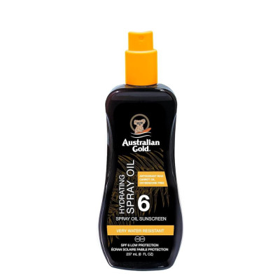 Australian Gold SPF 6 Spray Oil Sunscreen Водостойкий солнцезащитный спрей-масло