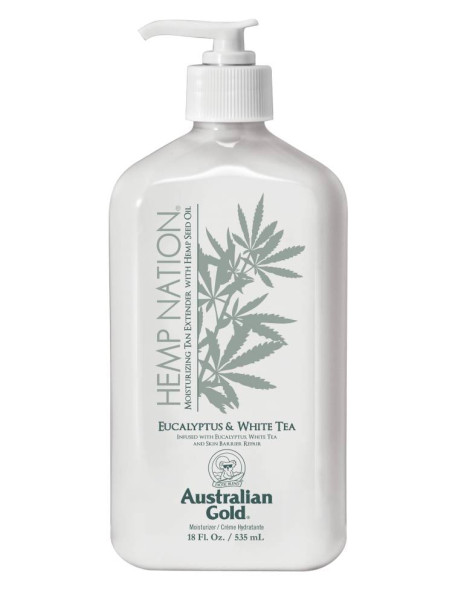 Australian Gold Hemp Nation Eucalyptus & White Tea Body Lotion Зволожуючий лосьйон після засмаги Евкаліпт та білий чай