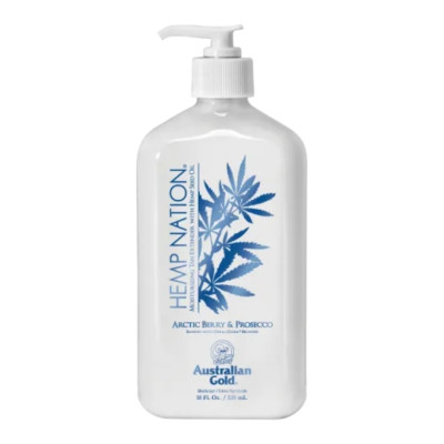 Australian Gold Hemp Nation Body Lotion Arctic Berry & Prosecco Увлажняющий лосьон после загара Смесь арктических ягод и просекко