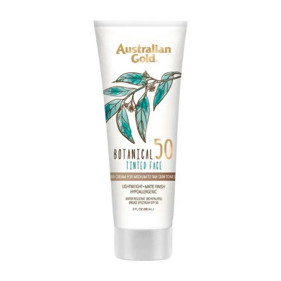 Australian Gold Botanical Sunscreen Tinted Face Lotion SPF 50 Солнцезащитный лосьон для лица с тонирующим эффектом