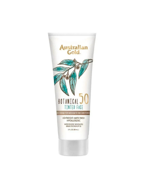 Australian Gold Botanical Sunscreen Tinted Face Lotion SPF 50 Солнцезащитный лосьон для лица с тонирующим эффектом