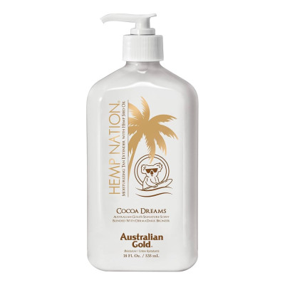 Australian Gold Hemp Nation Cocoa Dreams Body Lotion Увлажняющий лосьон для продления загара Кокос и апельсин