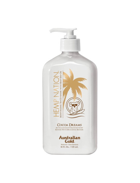 Australian Gold Hemp Nation Cocoa Dreams Body Lotion Зволожувальний лосьйон для продовження засмаги Кокос і апельсин