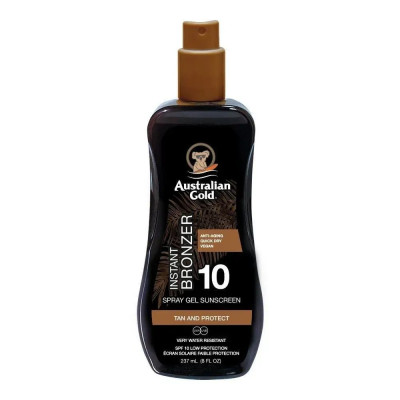 Australian Gold SPF 10 Spray Gel Bronzer Спрей-гель з бронзатором для засмаги на сонці