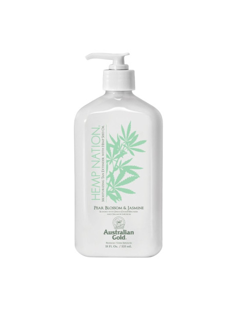 Australian Gold Hemp Nation Pear Blossom & Jasmine Body Lotion Зволожуючий лосьйон після засмаги Квіти груші та жасмину