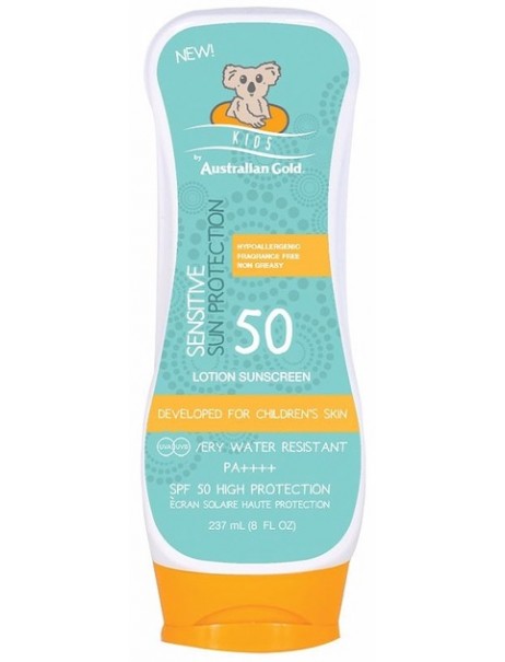 Australian Gold Kids Lotion SPF 50+ Дитячий сонцезахисний лосьйон для тіла