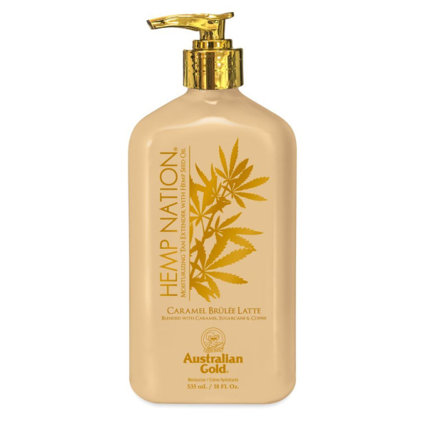 Australian Gold Hemp Nation Caramel Brûlée Latte Tan Extender Body Lotion Зволожуючий лосьйон після засмаги