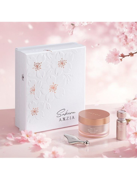 AXXZIA Beauty Eyes Care Set Sakura Лімітований набір для догляду за шкірою навколо очей