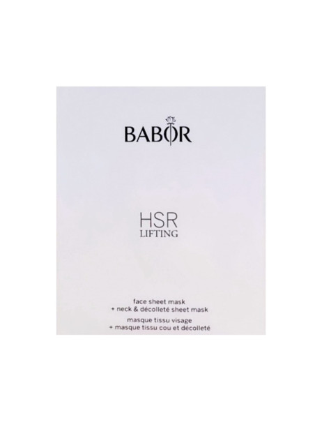 Babor Hsr Lifting Face & Neck Set Набір ліфтингових тканинних масок для обличчя, шиї та декольте