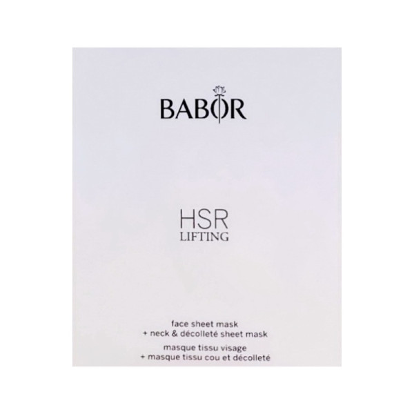 Babor Hsr Lifting Face & Neck Set Набір ліфтингових тканинних масок для обличчя, шиї та декольте 