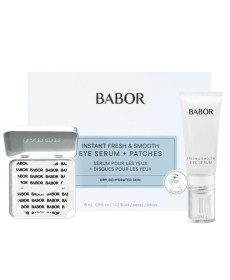 Babor Skinovage Instant Fresh & Smooth Eye Serum + Patch Набір сироватка для шкіри навколо очей та патчі - Написати відгук