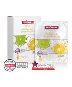 Baehr PediBaehr Fuss-Vliesmaske Orange-Lemongras Маска для стоп с маслом апельсина и лайма - Написать отзыв