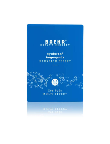 Baehr Hyaluron+ Augenpads Патчі для шкіри навколо очей з гіалуроновою кислотою