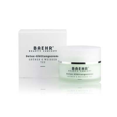 Baehr Detox-Glättungscreme Grüner & Weißer Tee Розгладжуючий детокс-крем