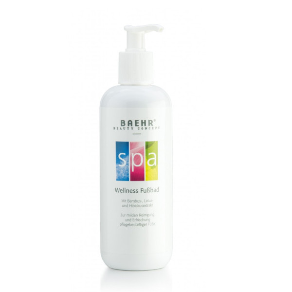 Baehr SPA Wellness Fussbad Flasche SPA ванна для ніг з екстрактом лотоса, гібіскусу, бамбука
