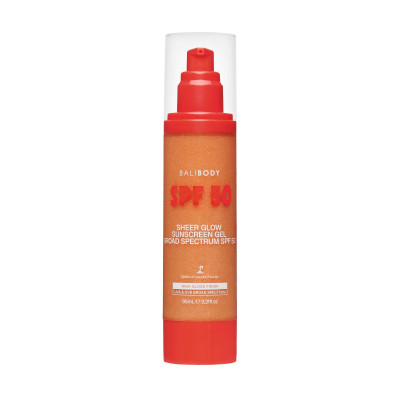Bali Body Sheer Glow Sunscreen Gel SPF50 Сонцезахисний гель SPF 50 з ефектом природного сяйва