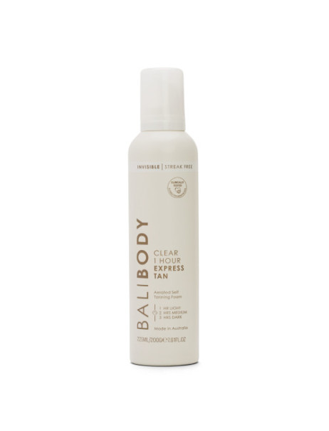 Bali Body Clear 1 Hour Express Self Tan Прозора експрес автозасмага для тіла