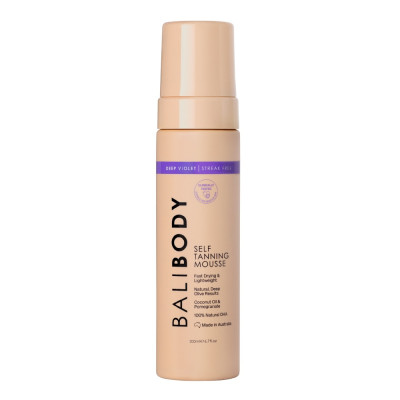 Bali Body Deep Violet Self Tanning Mousse Мус автозасмага для тіла у відтінку Deep Violet