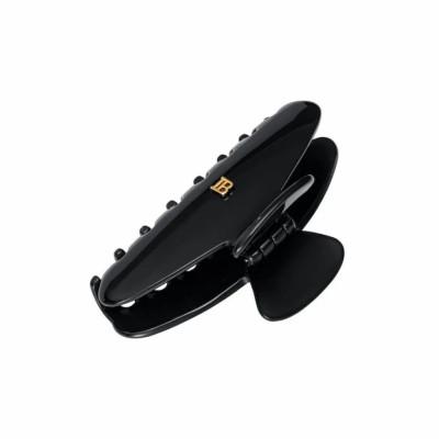 Balmain Paris Hair Couture Black Barrette (M) Черная заколка-краб (M)